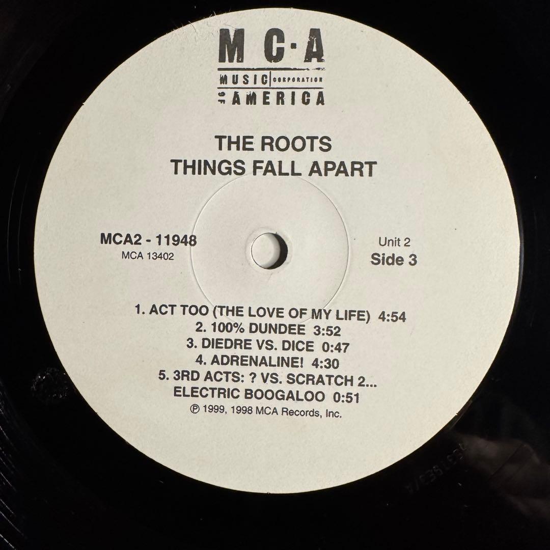 The Roots - Things Fall Apart 2LP US Original 1999 MCA Records Hip Hop Vinyl
