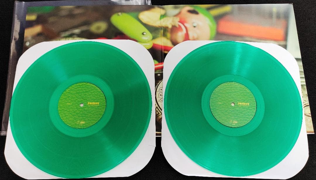 Primus - Green Naugahyde 2LP Limited Edition Green Vinyl Record
