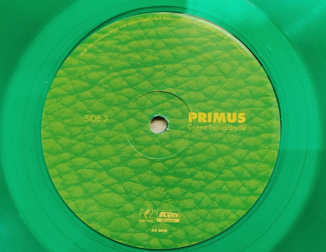 Primus - Green Naugahyde 2LP Limited Edition Green Vinyl Record