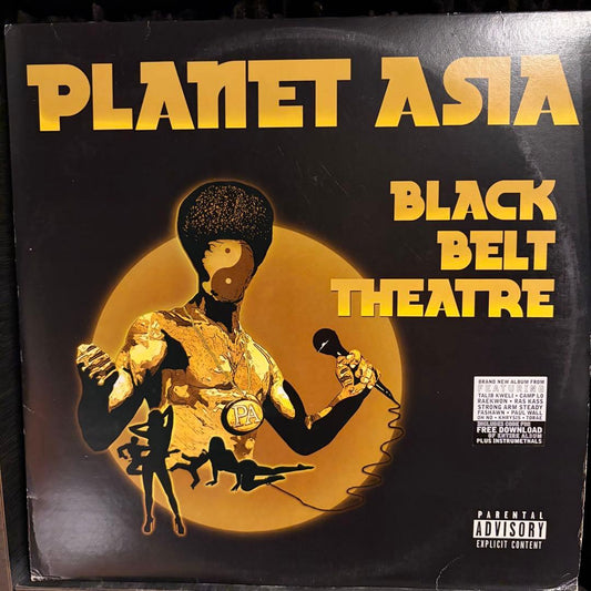 Planet Asia Black Belt Theatre 2LP Hip Hop Vinyl 12 Tracks Used | Japansoundstore