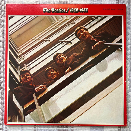 The Beatles 1962-1966 Double LP Red Vinyl Discography 23 Songs Used | Japansoundstore