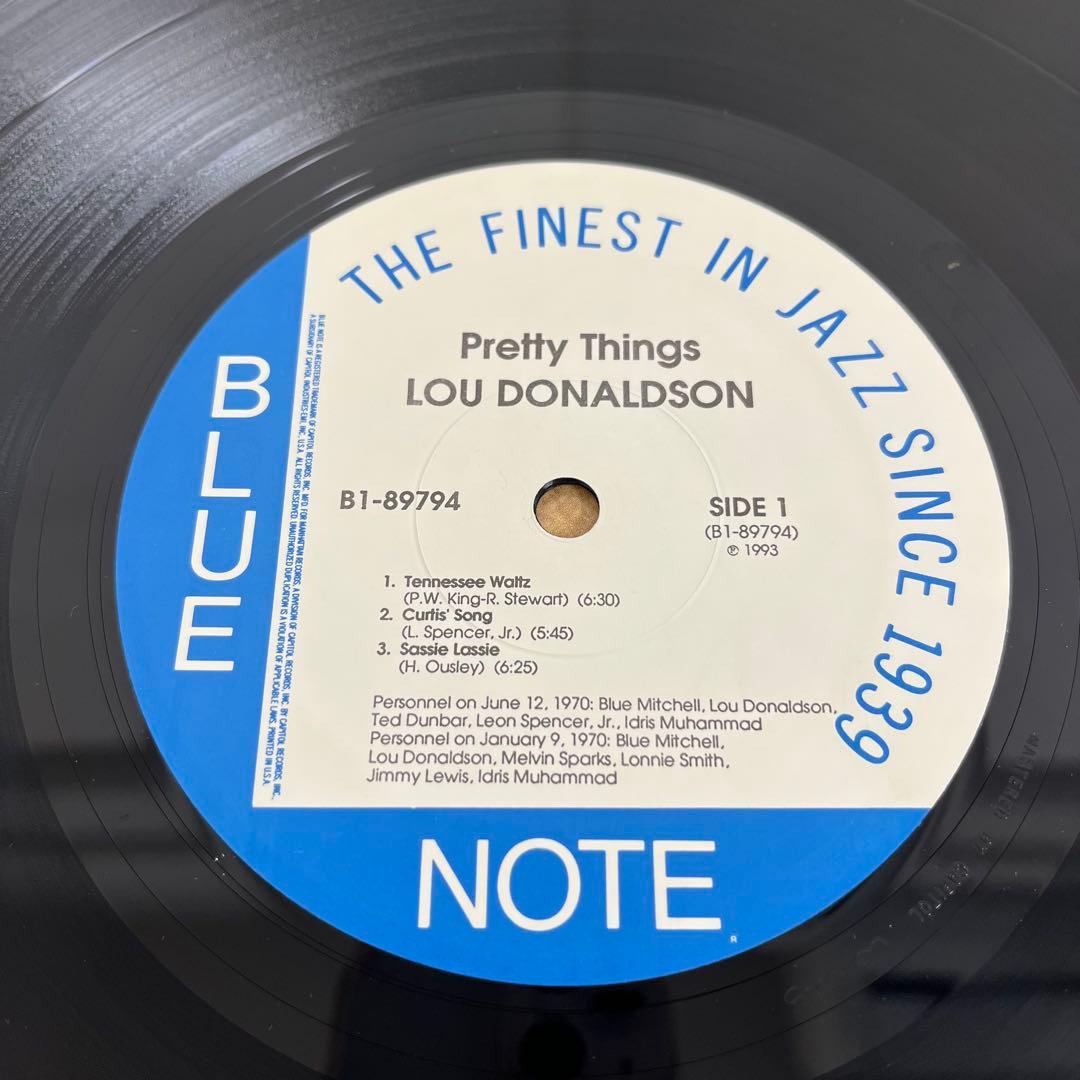 Lou Donaldson - Pretty Things - Vinyl LP 1993 Blue Note Jazz Funk Soul Jazz