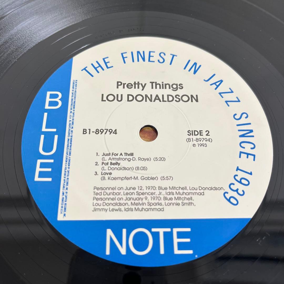 Lou Donaldson - Pretty Things - Vinyl LP 1993 Blue Note Jazz Funk Soul Jazz