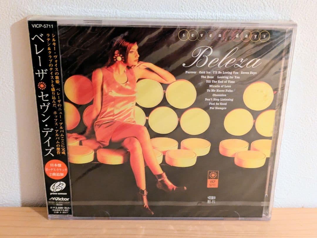Beleza - Seven Days CD Japan Press with OBI Limited Bonus Tracks VICP-5711