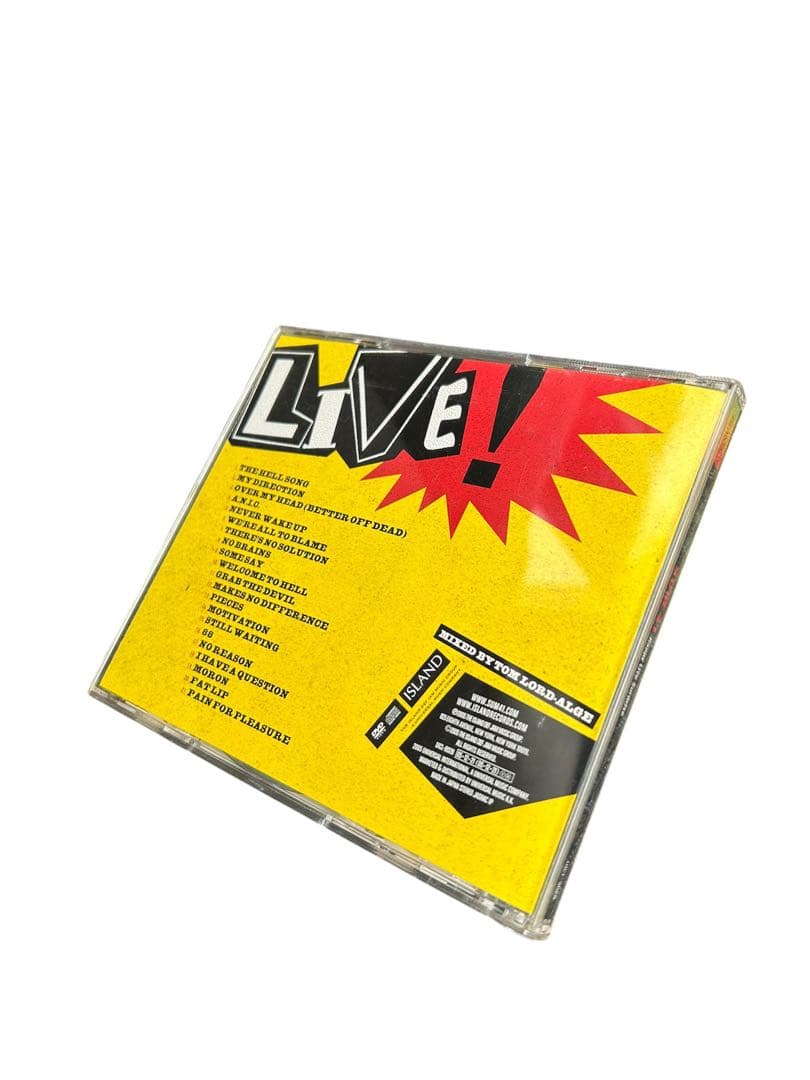 Sum 41 Happy Live Surprise CD+DVD Japan Press Limited Edition 2005 with OBI