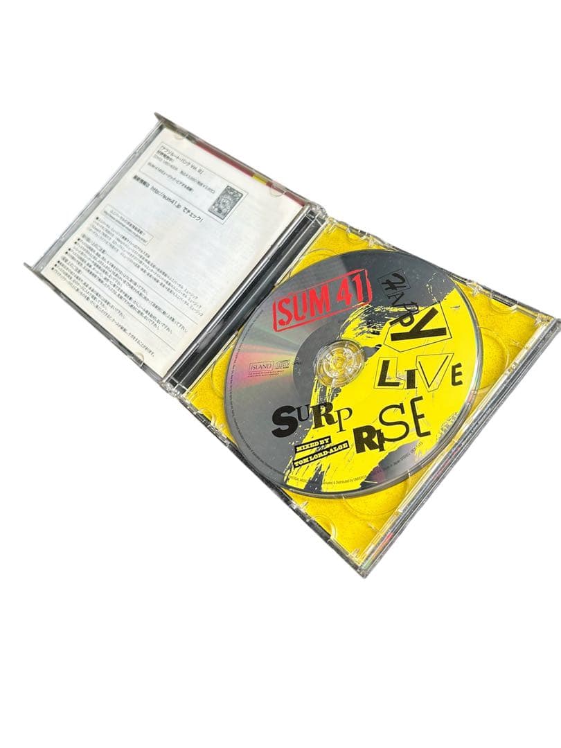 Sum 41 Happy Live Surprise CD+DVD Japan Press Limited Edition 2005 with OBI