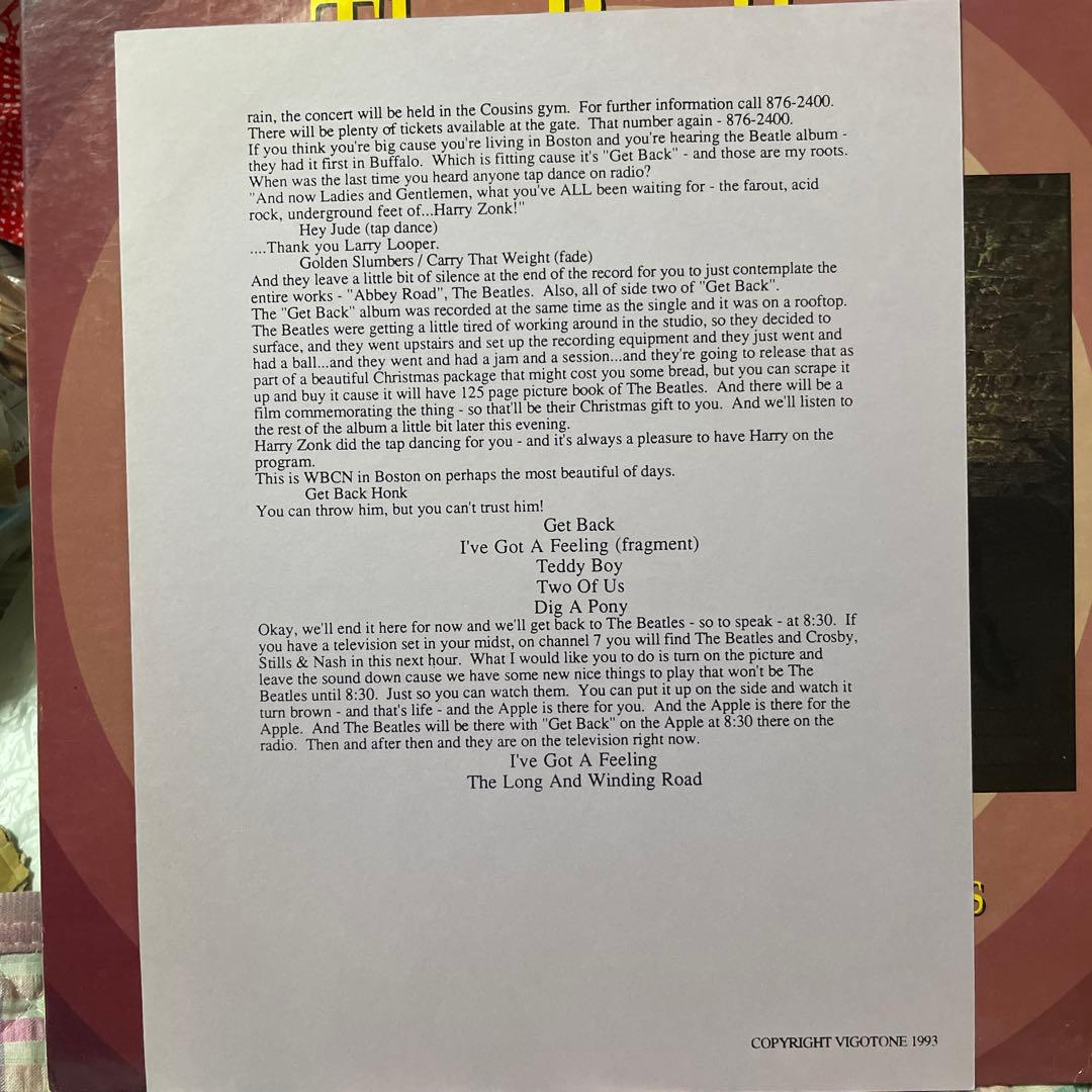 The Beatles LP Boot Color Edition with Poster & Incense, Used | Japansoundstore