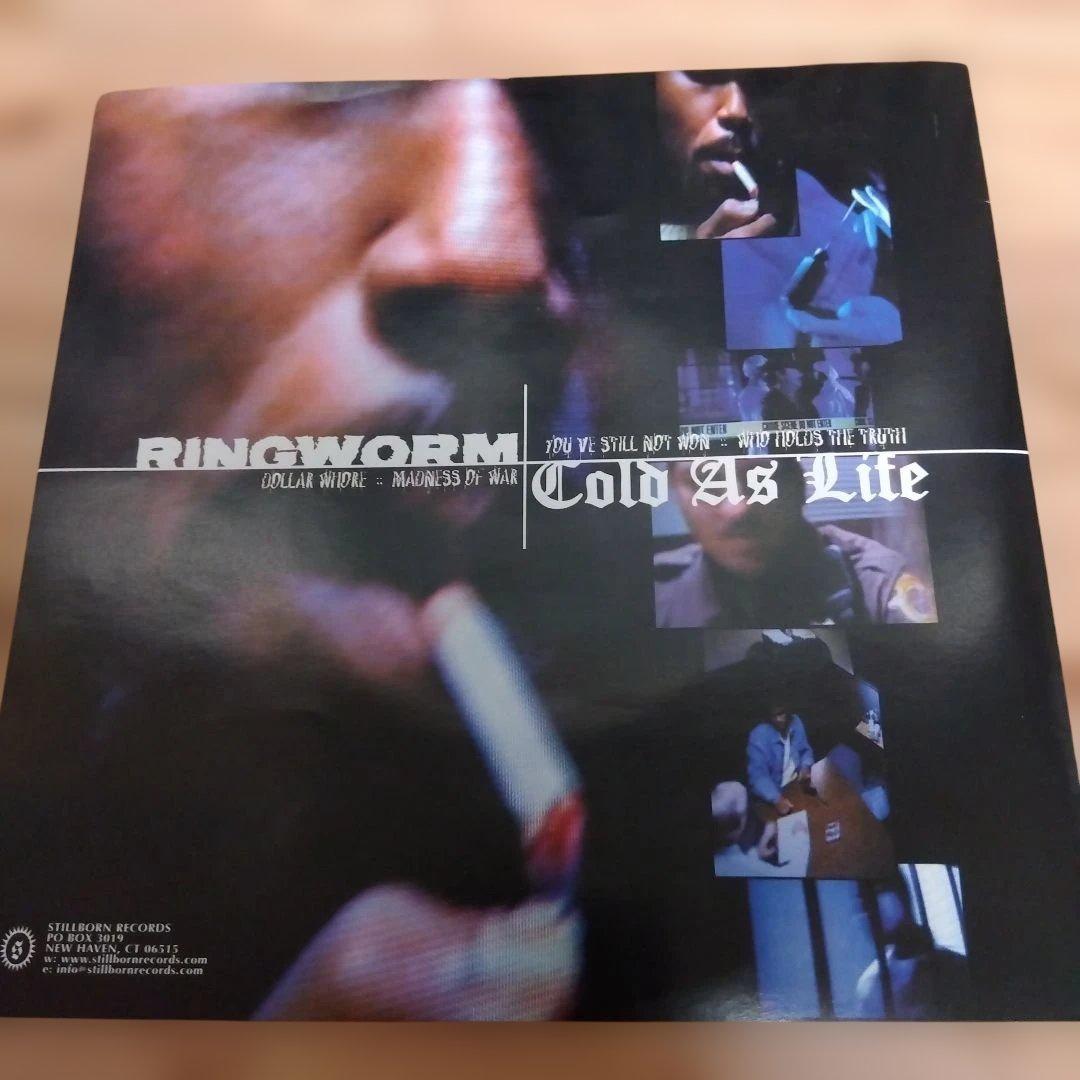 Ringworm / Cold As Life Split 7" EP White Vinyl Stillborn Records Hardcore