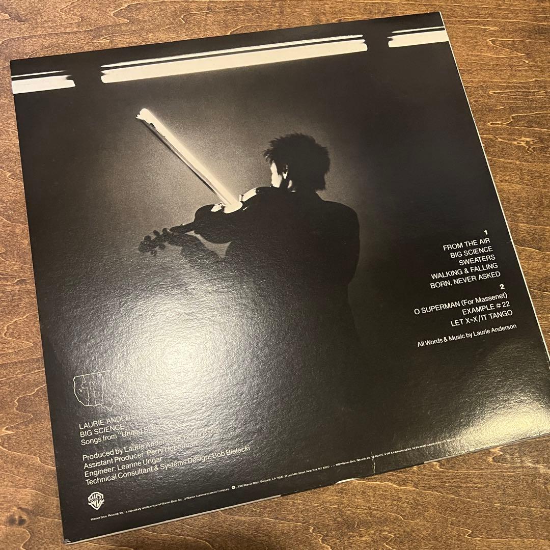 Laurie Anderson Big Science LP Japan Original 1982 P-11192 Avant-Garde Vinyl