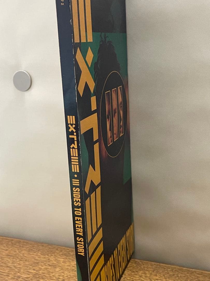 Extreme III Sides to Every Story 1992 US Import Long Box Tall Case Empty
