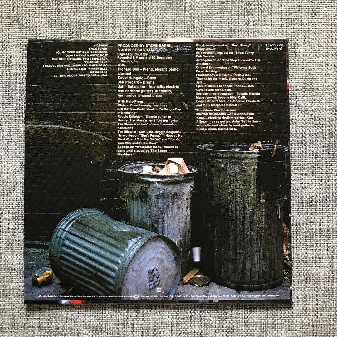 John Sebastian - Welcome Back CD Japan Press Mini LP Paper Sleeve 2004 with OBI