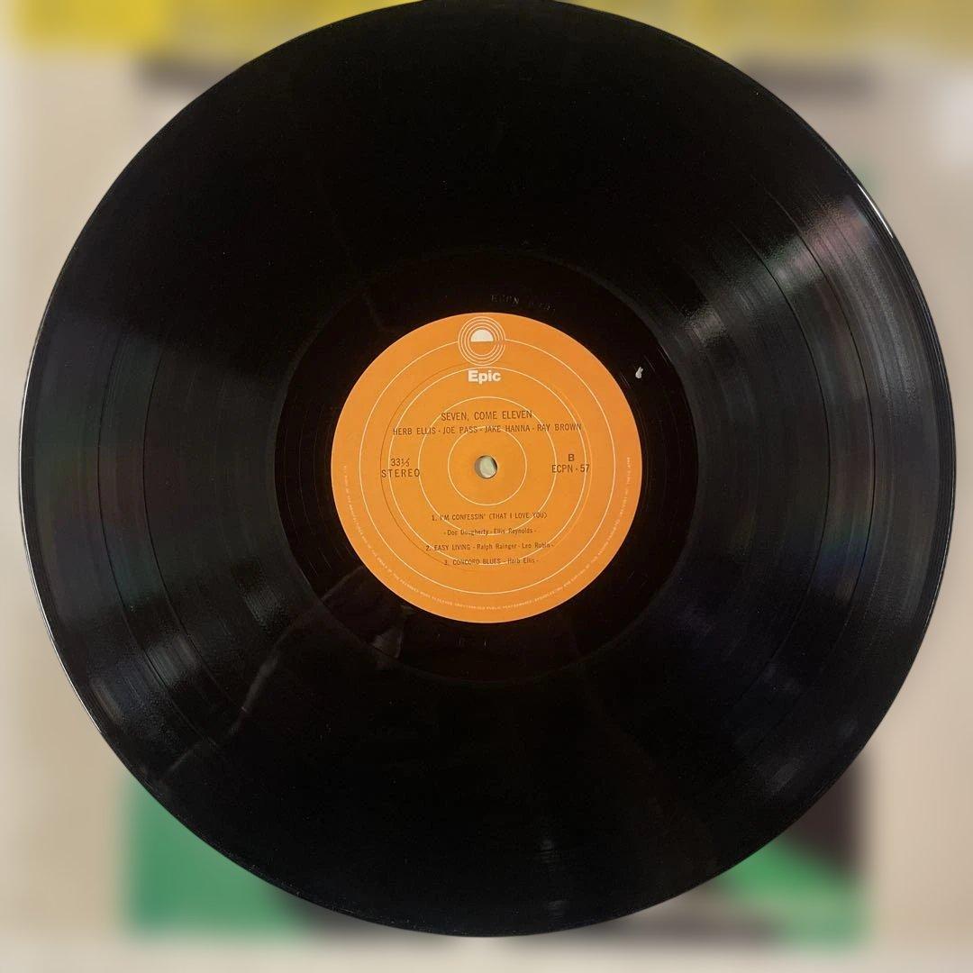 Herb Ellis & Joe Pass Seven Come Eleven LP Near Mint Japan OBI Jazz Record | Japansoundstore