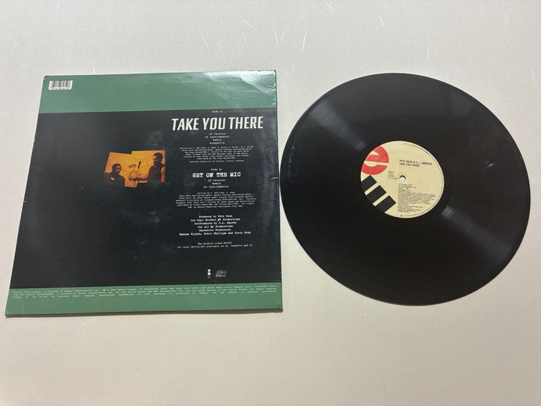 Pete Rock & CL Smooth Take You There 12" Vinyl Black Record Near Mint | Japansoundstore