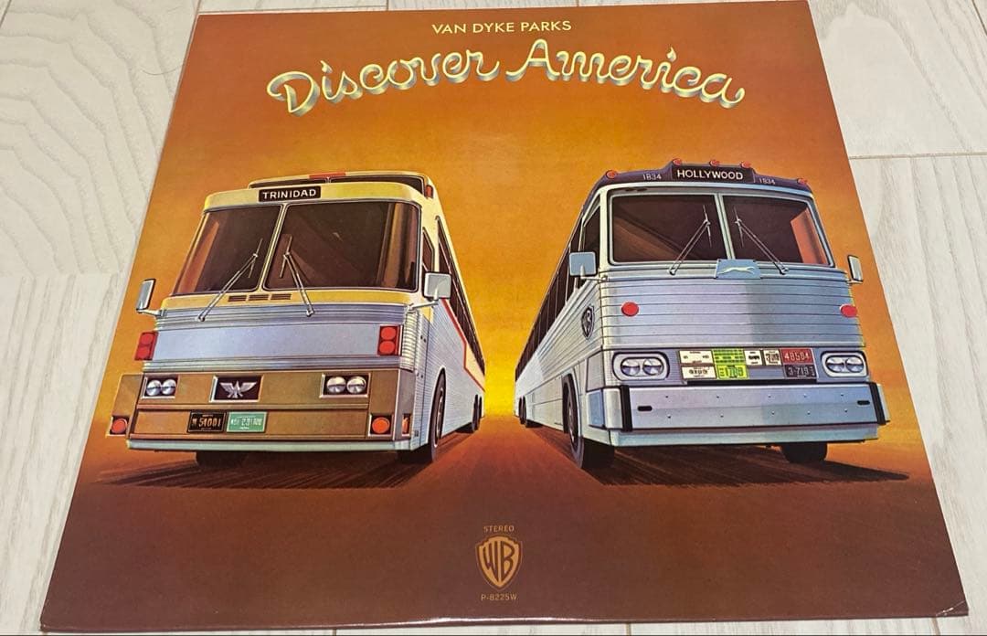 Van Dyke Parks - Discover America, Japan 1972 Vinyl LP, Warner-Pioneer Green Lab