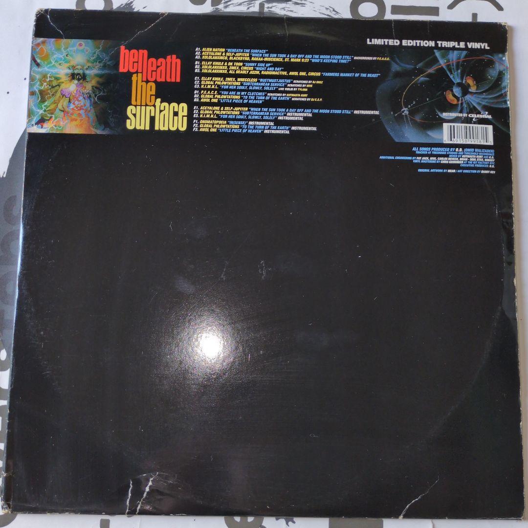 Various - Beneath the Surface 3LP Triple Vinyl Limited Edition Compilation Hip H