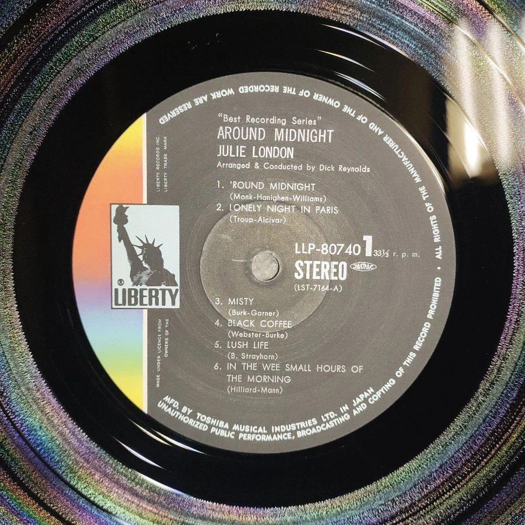 Julie London - Round Midnight LP Japan Original Rare Gold Obi Jazz Vinyl