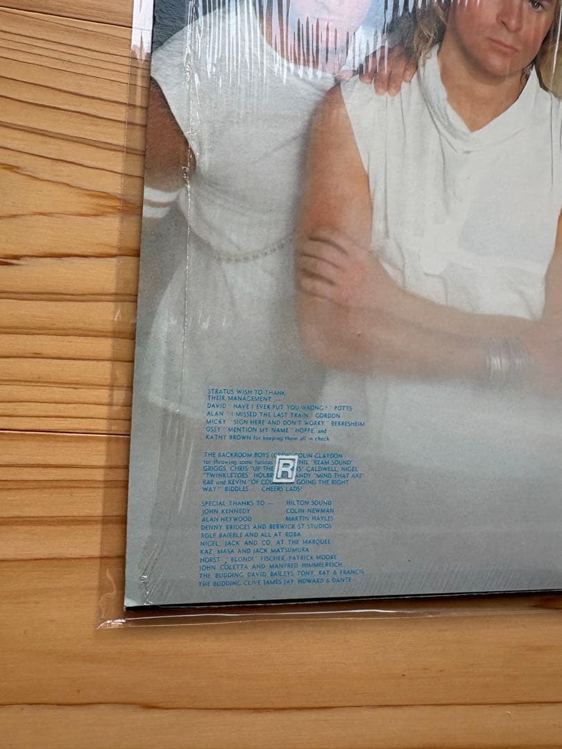 Stratus - Throwing Shapes LP Japan 1984 28AP2946 NWOBHM w/ Obi Shrink Included