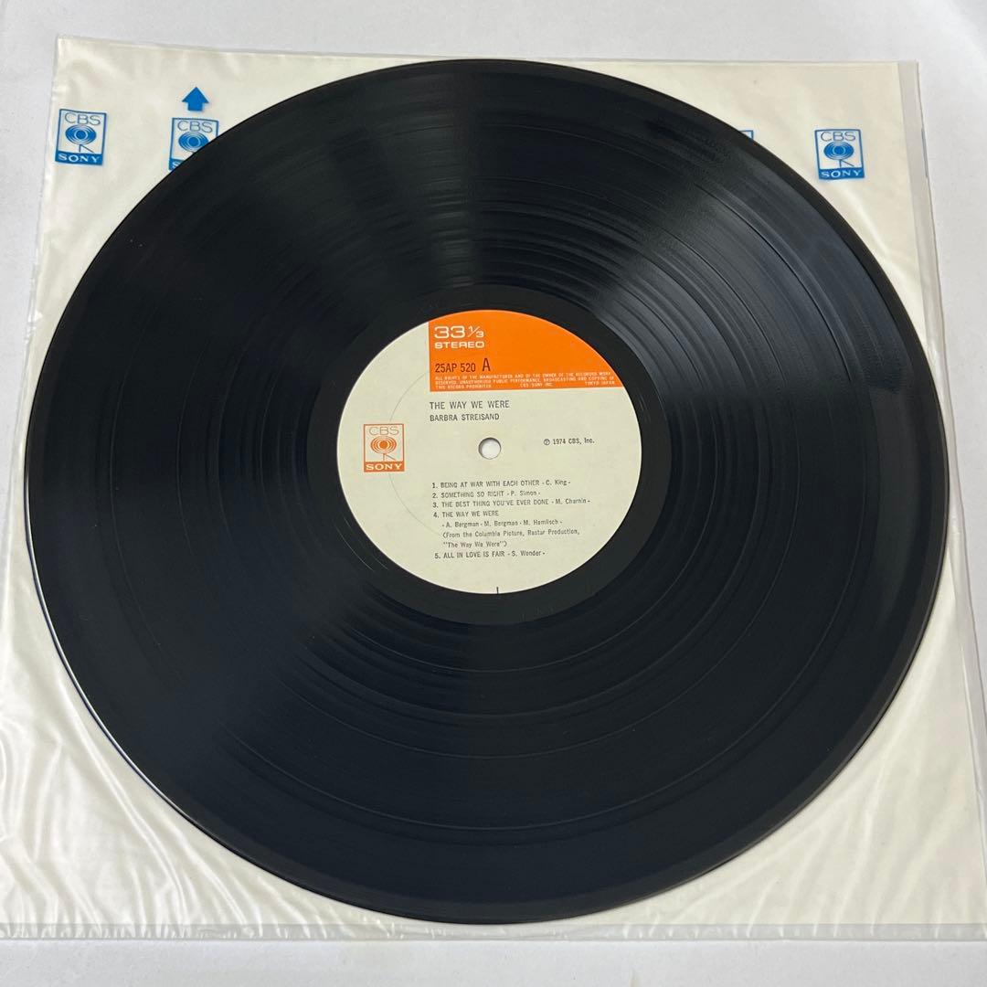 Barbra Streisand The Way We Were Vinyl LP Japan Obi 25AP 520 Pop Soundtrack