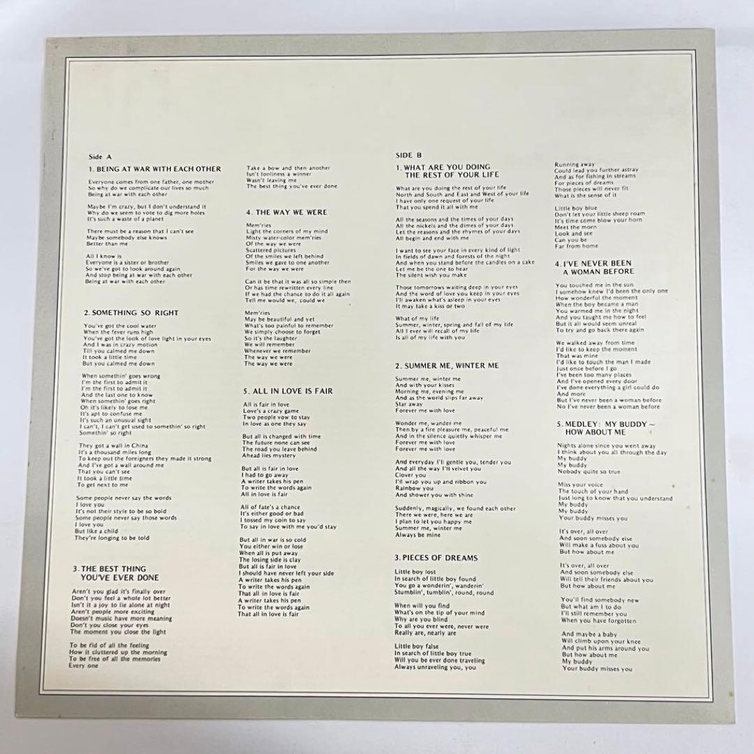 Barbra Streisand The Way We Were Vinyl LP Japan Obi 25AP 520 Pop Soundtrack