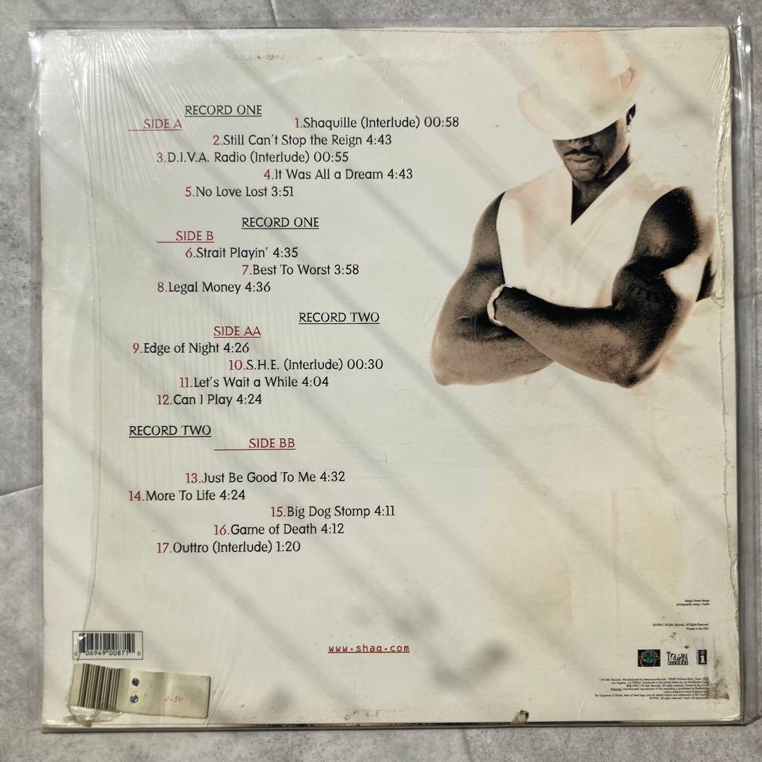 Shaquille O'Neal - You Can't Stop the Reign 2LP Vinyl Record 1996 Hip Hop
