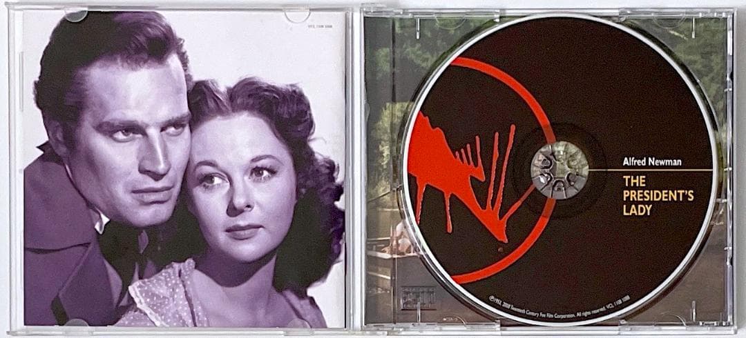 Alfred Newman The President's Lady Soundtrack CD Limited Edition 1500 Copies