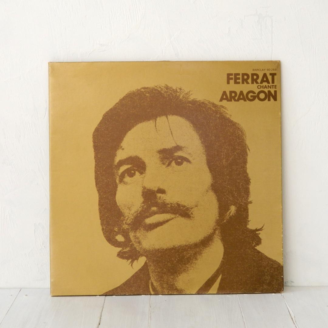 Jean Ferrat - Chante Aragon LP 1978 French Chanson Vinyl Record