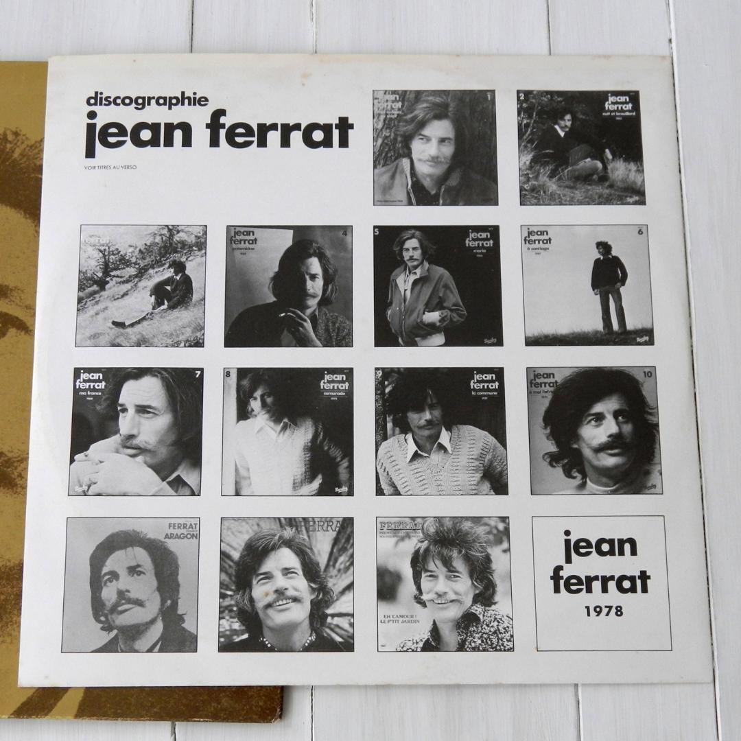 Jean Ferrat - Chante Aragon LP 1978 French Chanson Vinyl Record