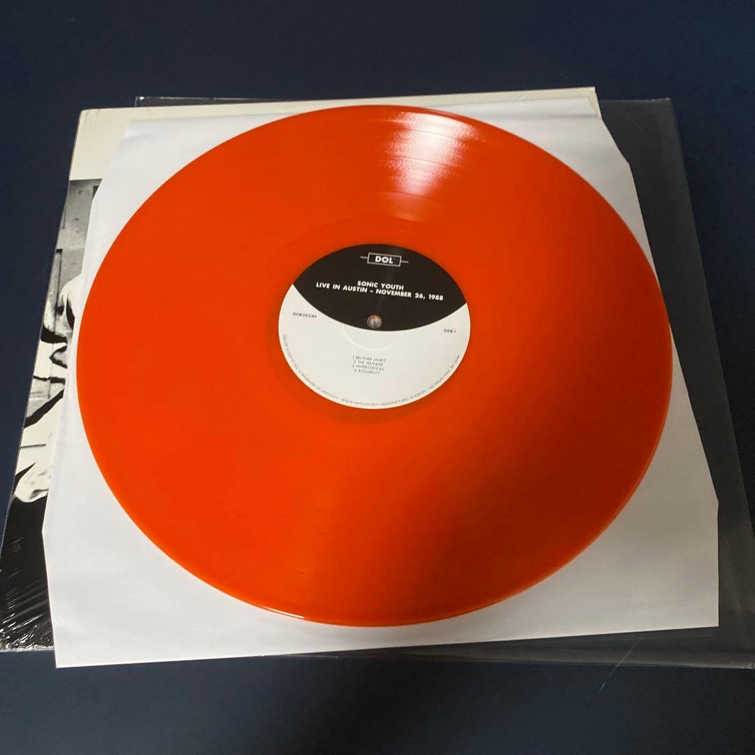 Sonic Youth - Live in Austin November 26 1988 - 180g Orange Vinyl LP