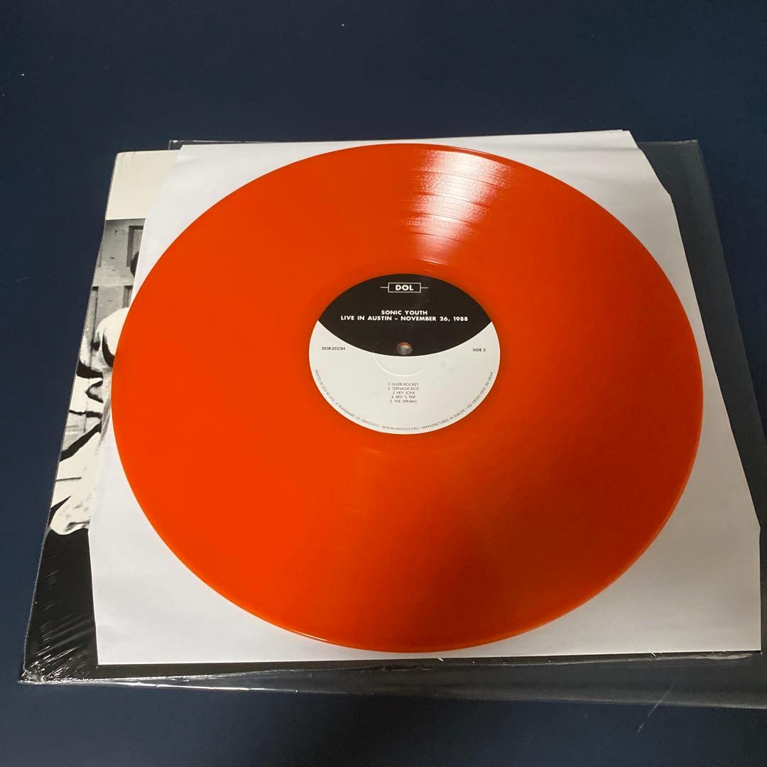 Sonic Youth - Live in Austin November 26 1988 - 180g Orange Vinyl LP