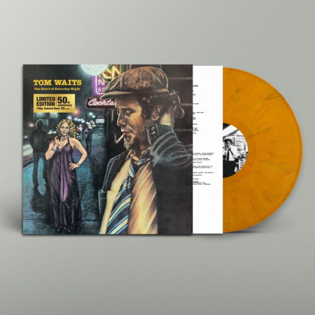 Tom Waits The Heart of Saturday Night LP Limited 50th Anniversary Gold Vinyl