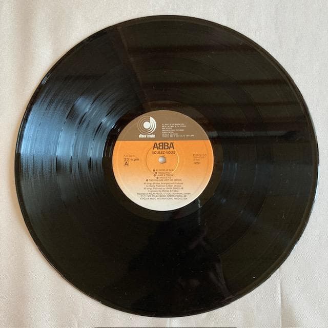 ABBA Voulez-Vous LP Vinyl 1979 Japan Pressing Disco Mate DSP-5110 with Obi