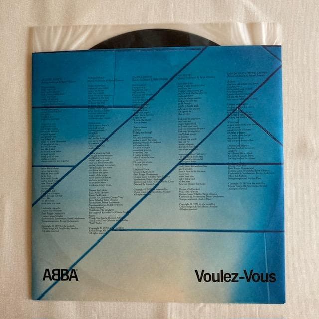 ABBA Voulez-Vous LP Vinyl 1979 Japan Pressing Disco Mate DSP-5110 with Obi