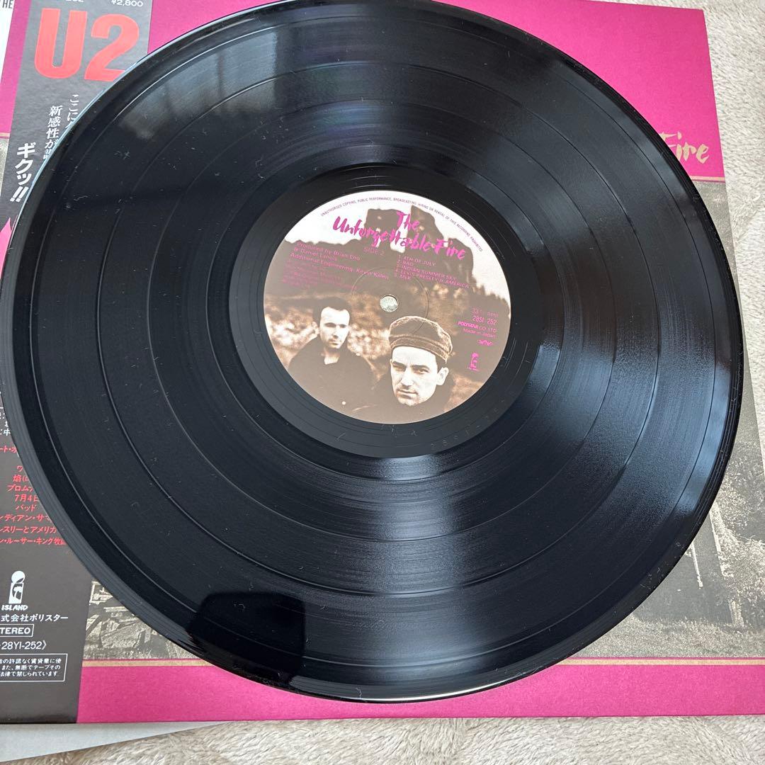 U2 The Unforgettable Fire Vinyl Record Pink Cover Excellent Condition | Japansoundstore