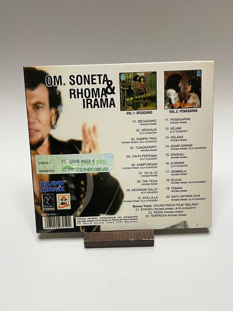 Rhoma Irama OM Soneta Collector Series 2in1 CD Vol.1 Begadang & Vol.2 Penasaran