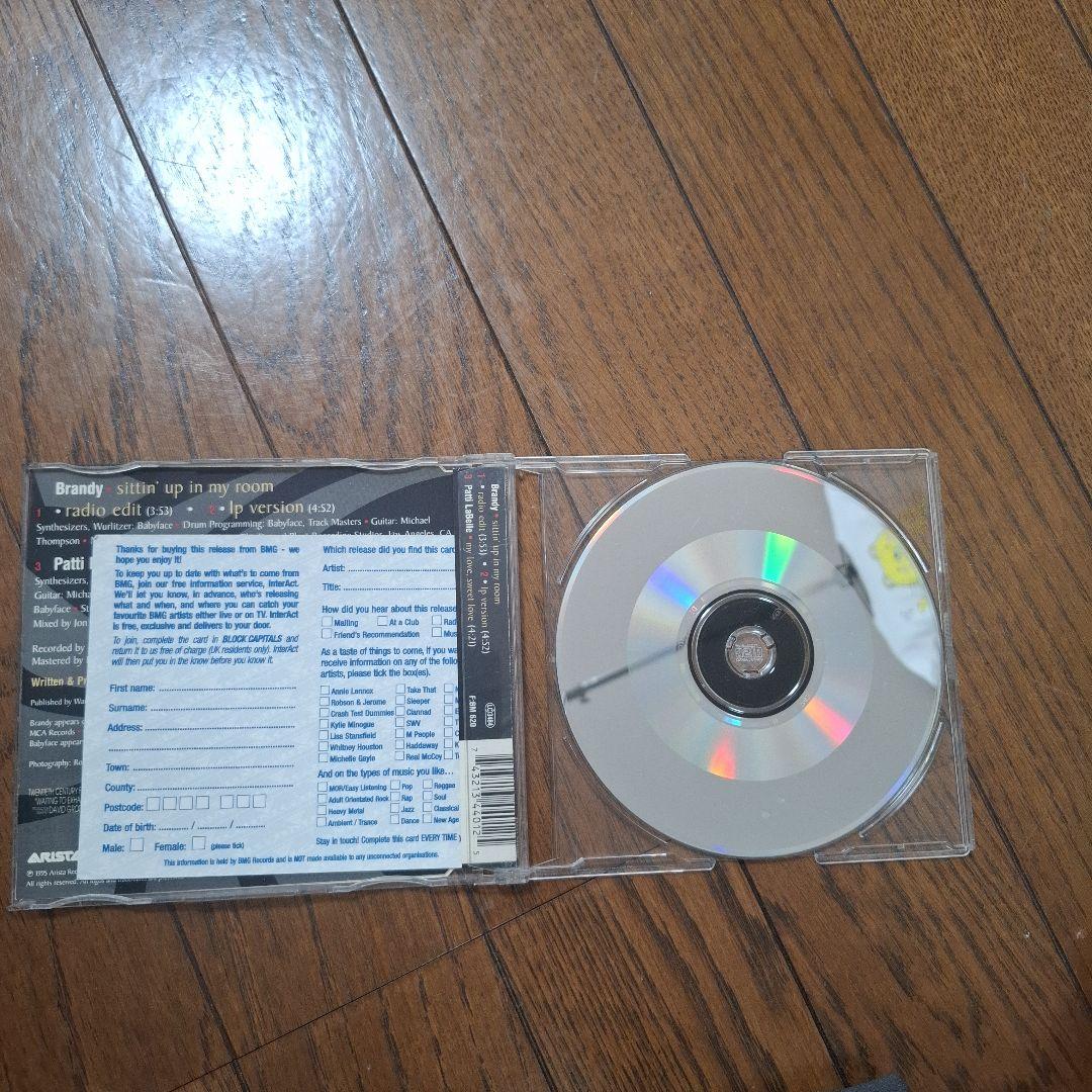 Brandy - Sittin' Up In My Room CD Single 1996 Waiting To Exhale Soundtrack