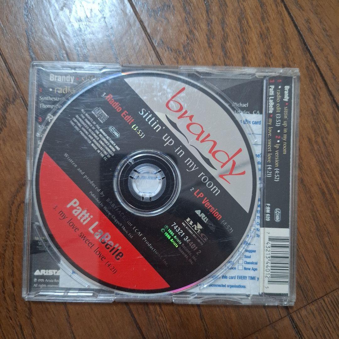 Brandy - Sittin' Up In My Room CD Single 1996 Waiting To Exhale Soundtrack