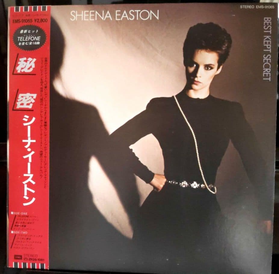 Sheena Easton Best Kept Secret Japan Vinyl LP Record + Obi 1983 EMS-91065
