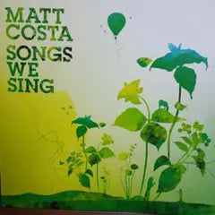 Matt Costa - Songs We Sing LP Vinyl Green Color Rare Original Indie Folk