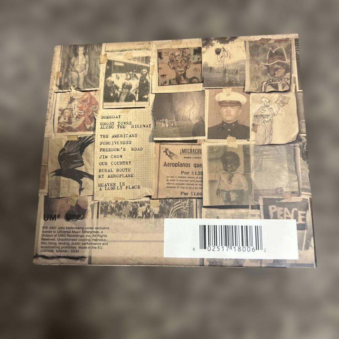 John Mellencamp Freedom's Road CD 2007 US Pressing Folk Rock