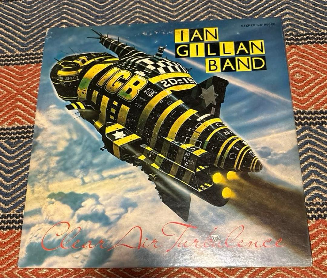 Ian Gillan Band - Clear Air Turbulence LP 1977 Japan Pressing Rock Vinyl