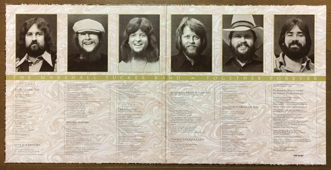 Marshall Tucker Band "Together Forever" LP Record Southern Rock 1978 Used | Japansoundstore