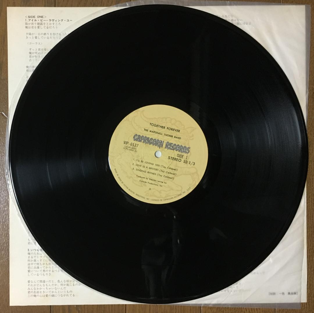 Marshall Tucker Band "Together Forever" LP Record Southern Rock 1978 Used | Japansoundstore