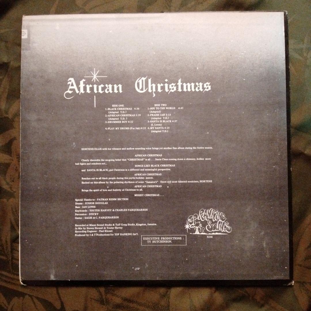 Hortens Ellis & Trinity - African Christmas LP Rare Reggae Christmas Vinyl