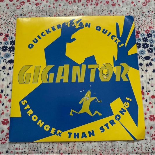 GIGANTOR Sweet Acid 7" Yellow Vinyl 1992 Punk Rock Lost & Found Records