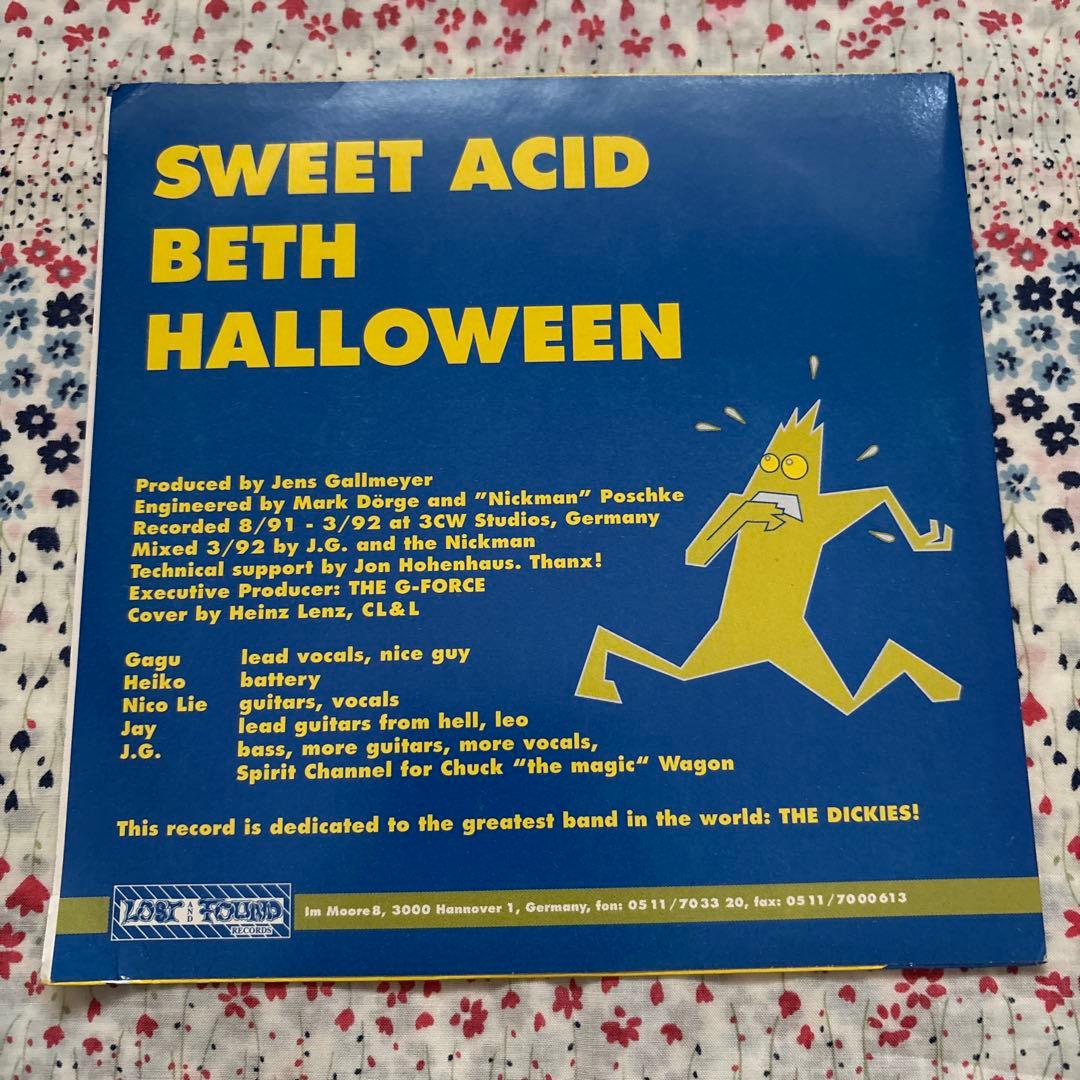 GIGANTOR Sweet Acid 7" Yellow Vinyl 1992 Punk Rock Lost & Found Records