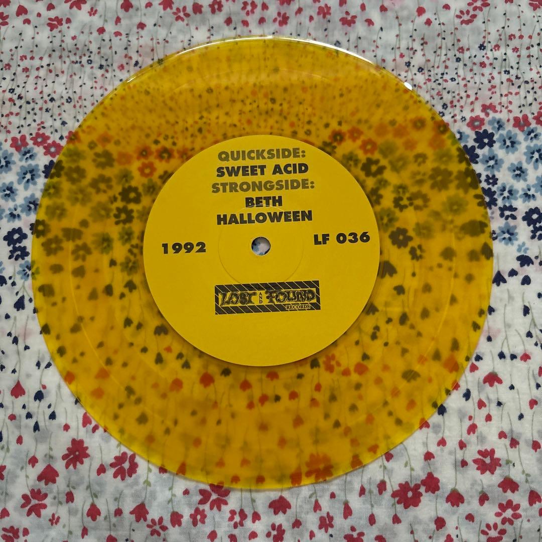 GIGANTOR Sweet Acid 7" Yellow Vinyl 1992 Punk Rock Lost & Found Records
