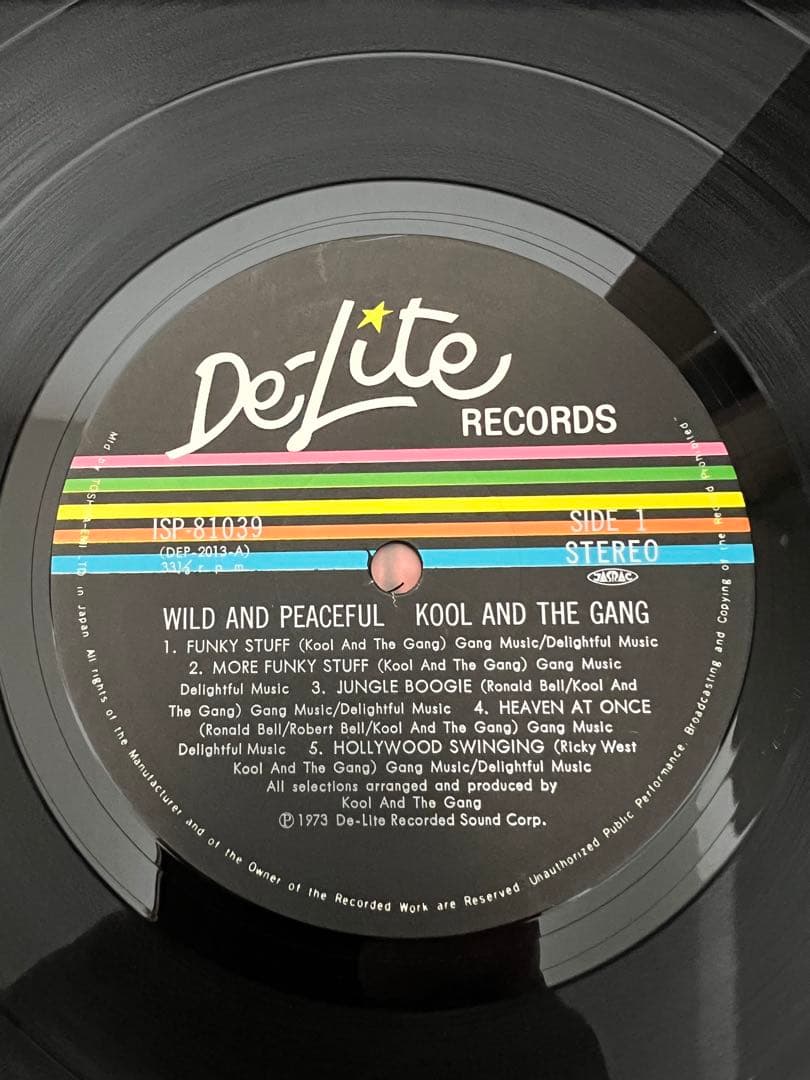 Kool and The Gang Wild & Peaceful LP Record OBI Japan Orig Used Excellent | Japansoundstore
