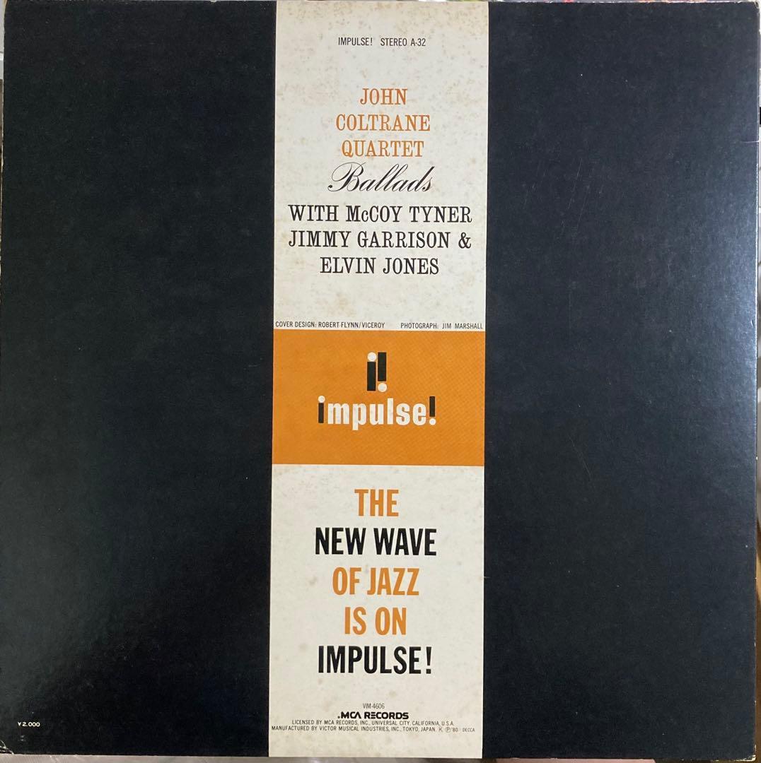 John Coltrane Ballads LP Vinyl Record 1980 Japan Pressing VIM-4606 With Obi