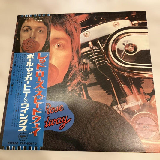 Paul McCartney & Wings Red Rose Speedway LP 1973 Japan Apple EAP-80813 w/ OBI