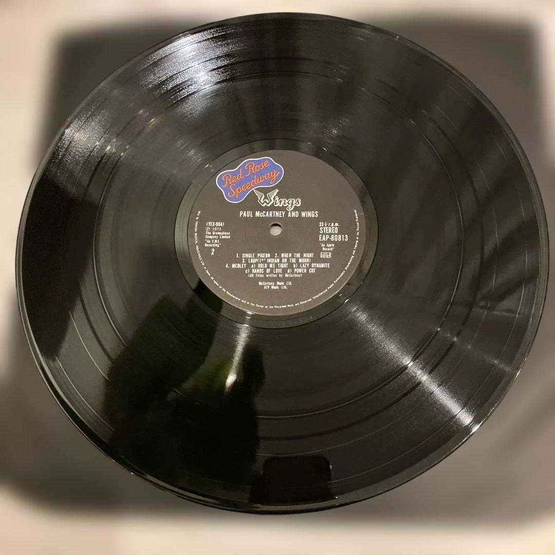 Paul McCartney & Wings Red Rose Speedway LP 1973 Japan Apple EAP-80813 w/ OBI